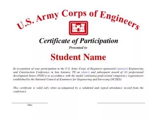 student name