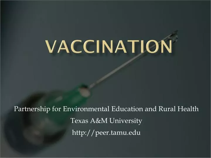 partnership for environmental education and rural health texas a m university http peer tamu edu