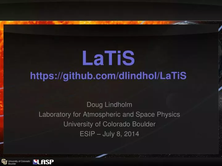 latis https github com dlindhol latis