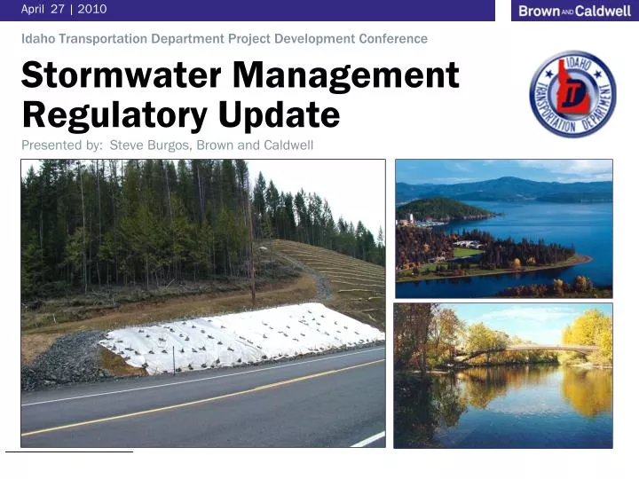 stormwater management regulatory update