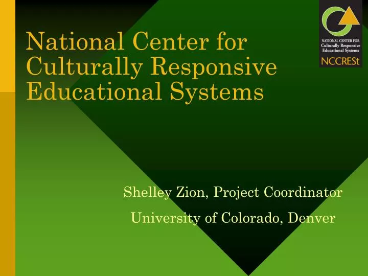 national center for culturally responsive educational systems