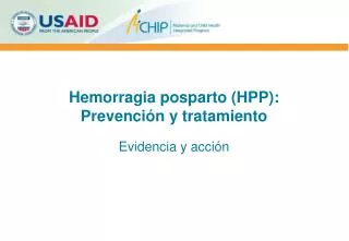 hemorragia posparto hpp prevenci n y tratamiento