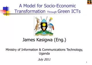 A Model for Socio-Economic Transformation Through Green ICTs