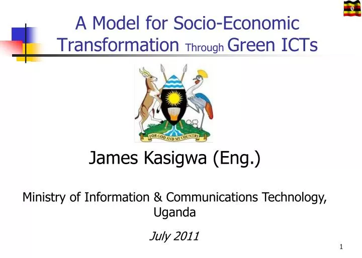 a model for socio economic transformation through green icts