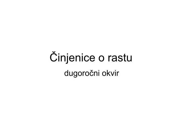 injenice o rastu