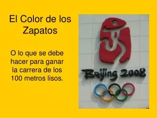 el color de los zapatos