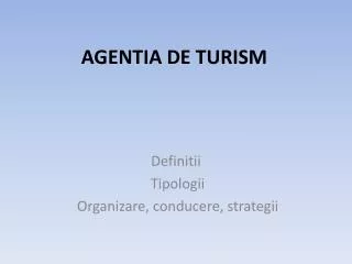 agentia de turism