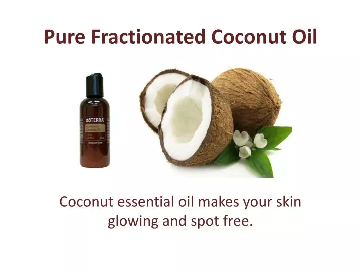 pure fractionated coconut oil