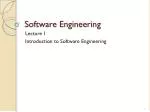 Software Engineering - slide 1