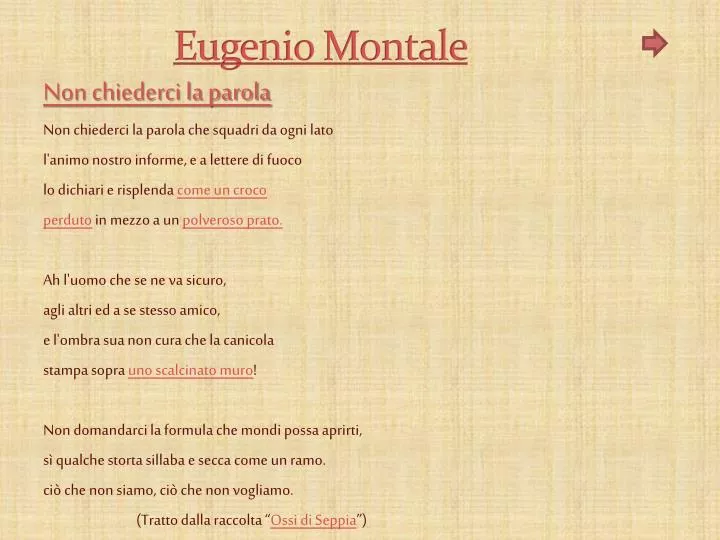 eugenio montale