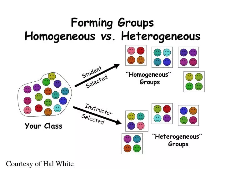 forming groups homogeneous vs heterogeneous