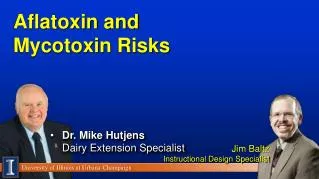 Aflatoxin and Mycotoxin Risks
