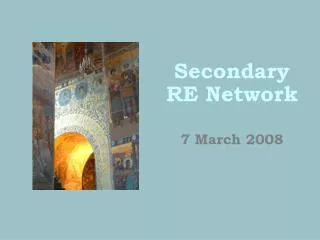 Secondary RE Network