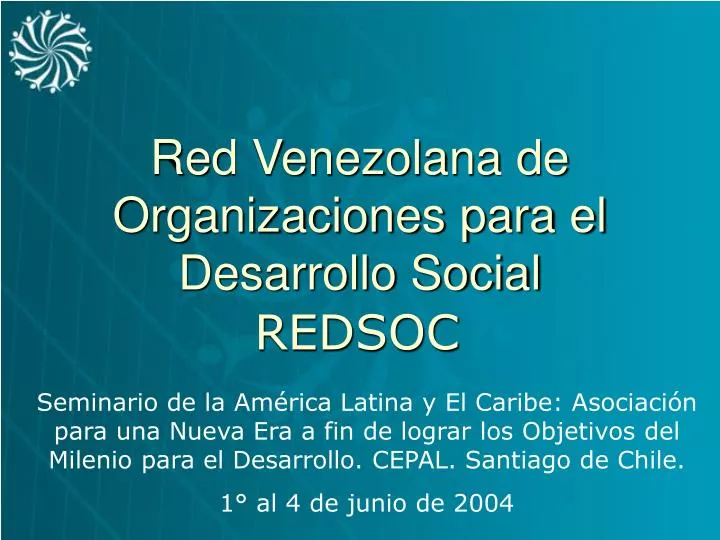 red venezolana de organizaciones para el desarrollo social