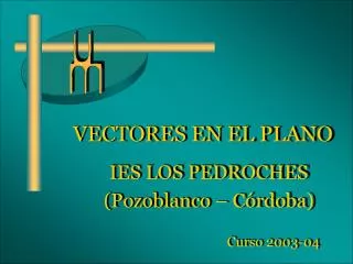 vectores en el plano