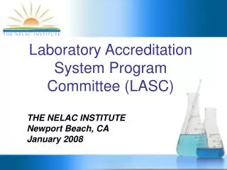 Laboratory Accreditation System Program Committee (LASC)