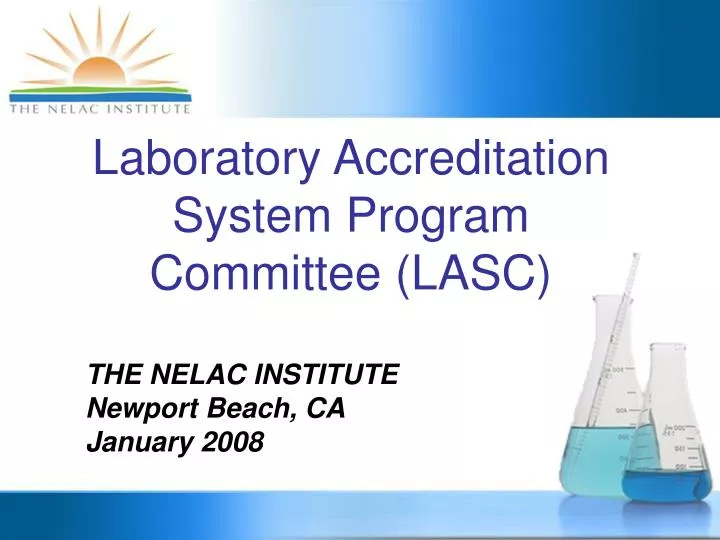 laboratory accreditation system program committee lasc