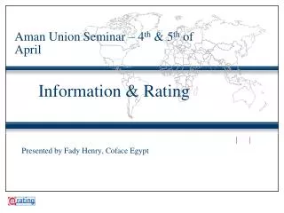 Information &amp; Rating