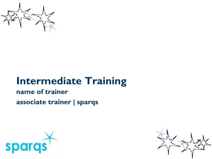 intermediate training