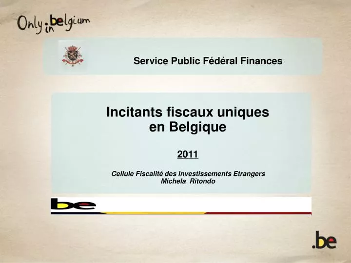 service public f d ral finances