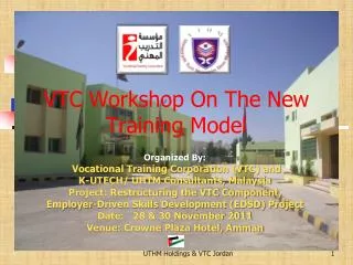 VTC Workshop On The New Training Model