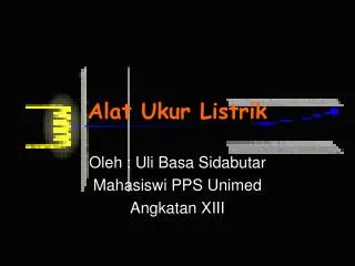 alat ukur listrik