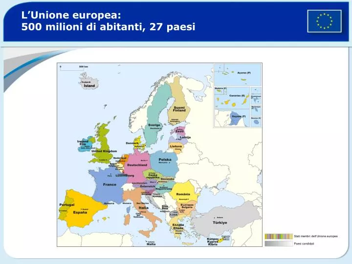 l unione europea 500 milioni di abitanti 27 paesi