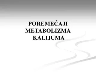 poreme aji metabolizma kalijuma