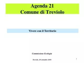 agenda 21 comune di treviolo