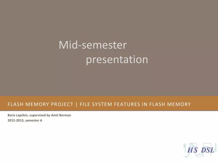 flash memory project file system features in flash memory