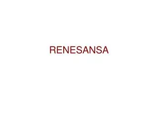 renesansa