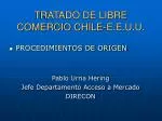 TRATADO DE LIBRE COMERCIO CHILE-E.E.U.U . - slide 1