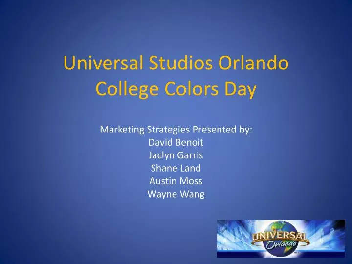 universal studios orlando college colors day
