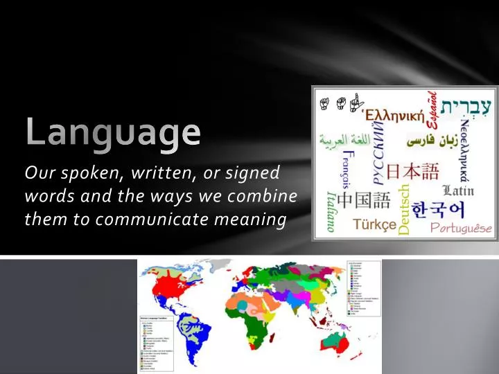 language