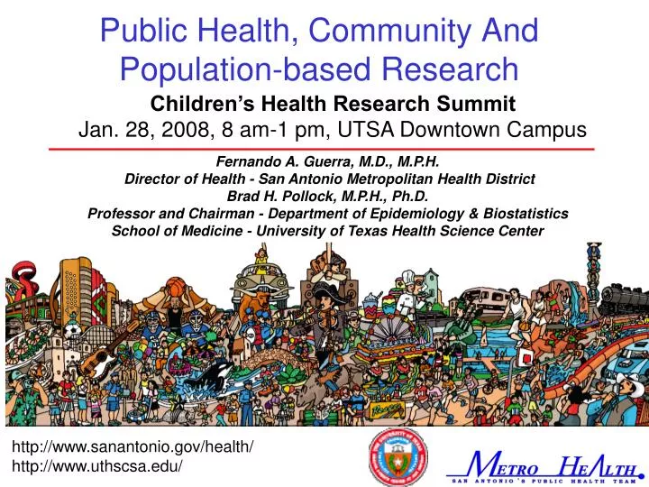 public health community and population based research