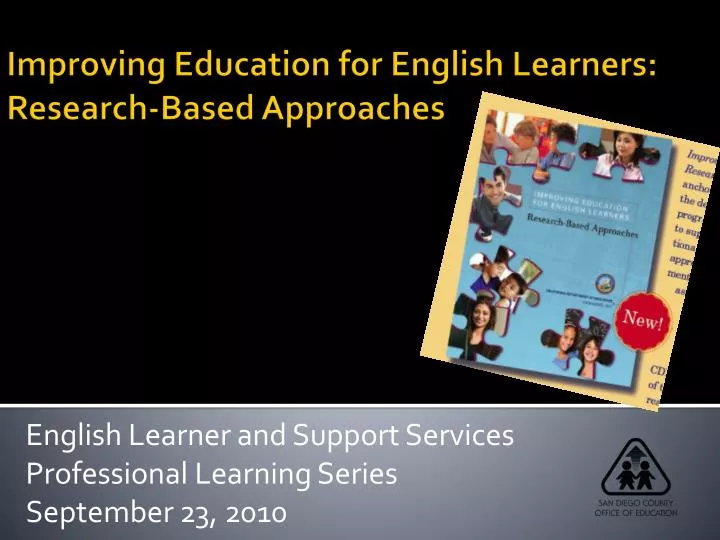 improving education for english learners research based approaches