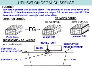 utilisation degauchisseuse