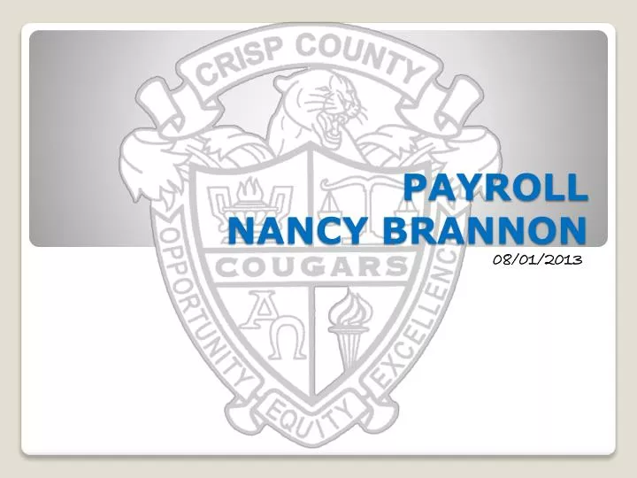 payroll nancy brannon
