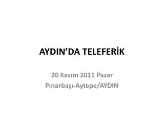 aydin da telefer k