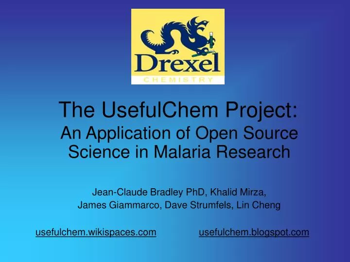 the usefulchem project