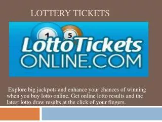 Lottery Tickets