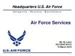 Air Force Services - slide 1