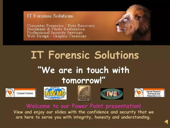 it forensic solutions