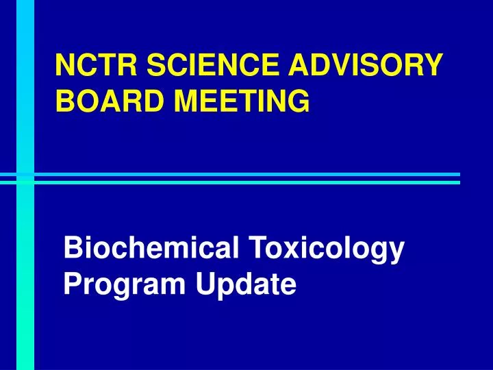 nctr science advisory board meeting