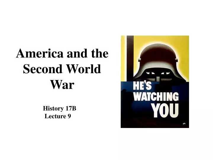 america and the second world war