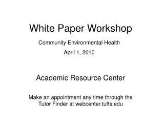 White Paper Workshop