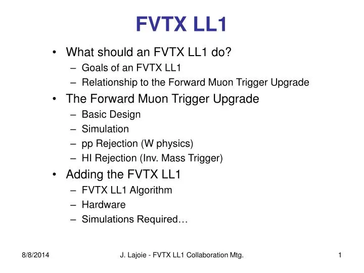 fvtx ll1