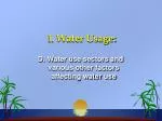 Understanding Water Usage and Factors Influencing Water Use - slide 1