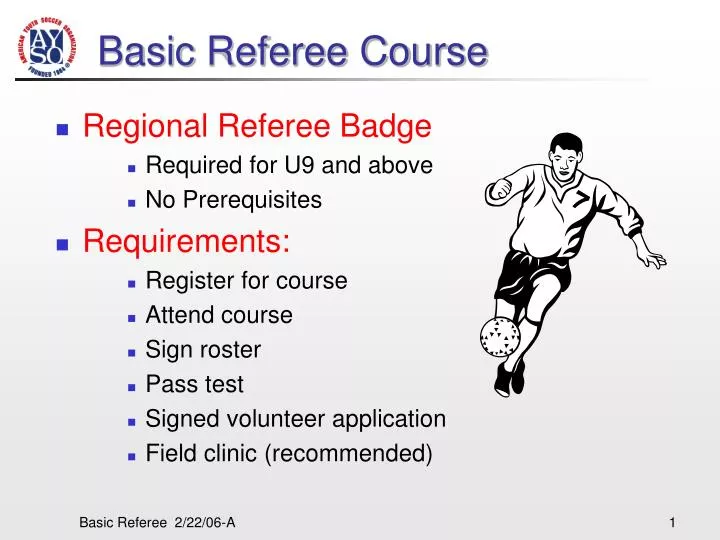 basic referee course