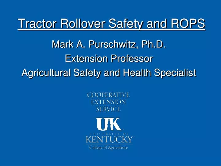 tractor rollover safety and rops